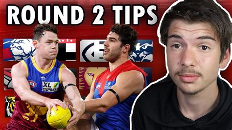 round 2 afl tips 2023.